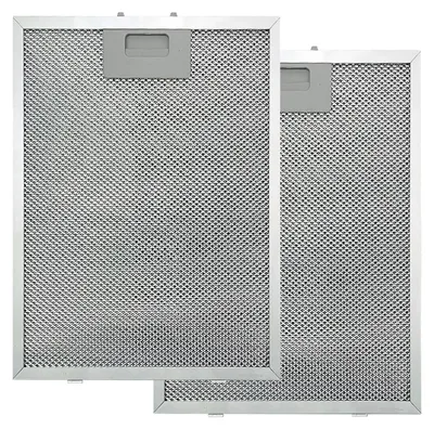 Obrázek produktu pro Kovové filtry na odtuky, 2 kusy, rozměry 230 x 260 mm, vhodné pro digestoře