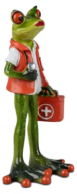 Produktbild von Froschfrau Sanitäterin, Ersthelferin hellgrün Formano Froschhausen
