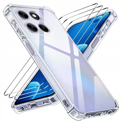 Zdjęcie produktu dla Etui Pancerne Wzmacniane Do Motorola G37 Anti-Shock Clear Case + 3X Szkło