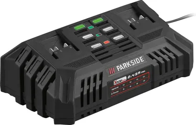 Produktbild von PARKSIDE® 20V Akku-Doppelladegerät »PDSLG 20 B1«, 2x 4,5 A
