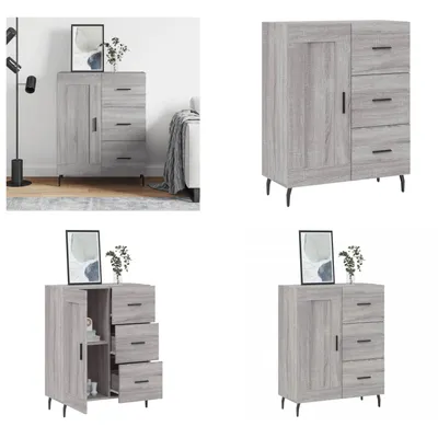 Produktbild von vidaXL Sideboard Grau Sonoma 69,5x34x90 cm Holzwerkstoff - Sideboard - Sideboards - Schrank - Lagerschrank