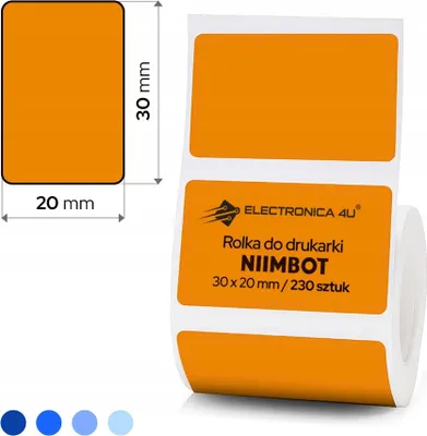 Zdjęcie produktu dla Etykiety samoprzylepne naklejki termiczne do Niimbot B1 B21 B3S B31 50x30