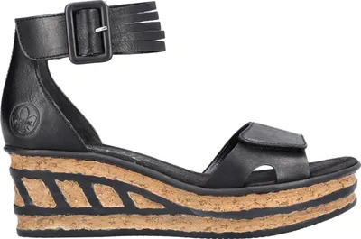 Produktbild von Rieker Damen  Sandalen & Sandaletten schwarz Gr. 38