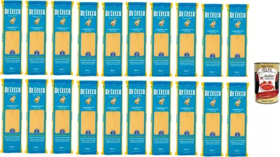 Produktbild von 20x Pasta De Cecco 100% Italian Capellini n. 9 Noodles 500 g + Italian Gourmet Polpa 400 g