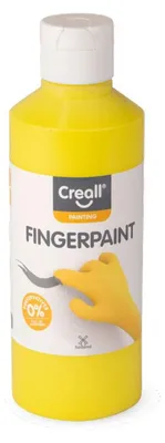 Produktbild von Creall Fingerfarbe ohne Konservierungsstoffe, Gelb – 250 ml