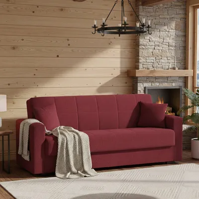 Immagine prodotto di Dmora Divano Letto 3 Posti Ambrogino 80x212 cm Nero, Contenitore Reclinabile