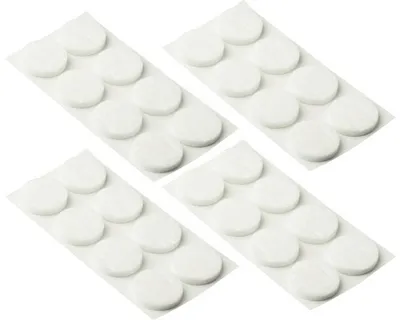 Immagine prodotto di Tampone in feltro Ø 20 mm, bianco, confezione da 32 pezzi