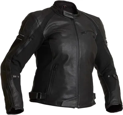 Image de Halvarssons Risberg blouson en cuir pour femme, noir, 42
