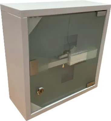 Obrázek produktu pro Lékárnička Bathroom Solutions, nerez/sklo, 30x12x30 cm, bílá