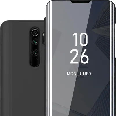 Obrázek produktu pro Cadorabo Pouzdro na mobilní telefon pro Xiaomi RedMi NOTE 8 PRO v černém krytu Zadní kryt Ochranné pouzdro typu kniha Pouzdro typu kniha