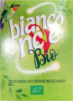Produktbild von 12x Bianco Neve Zucchero di canna biologico brauner Zucker 100% Italienischer Süßstoff 500g