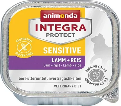 Produktbild von Katzenfutter nass animonda Protect Sensitive Lamm & Reis 100 g