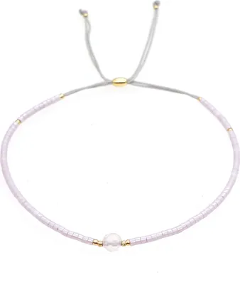 Produktbild von Damen-Armband im Boho-Stil, handgefertigt, ästhetisch, verstellbar, Kunstkristall, verziert, attraktives böhmisches ethnisches Perlenarmband, Damen-Accessoire-10
