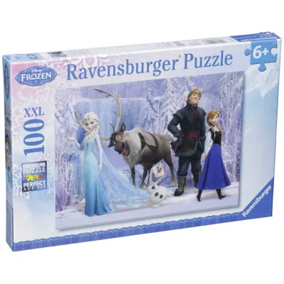 Obrázok produktu pre 100 dielikov Ravensburger Detské puzzle XXL Disney Frozen Realm Snehová kráľovná 10516