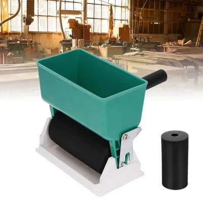 Produktbild von Tragbarer Leimauftragsroller, verstellbarer Leimauftragsgerät für Holzarbeiten, DIY-Beschichtungen, 6 Zoll
