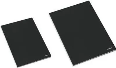 Produktbild von Notizbuch "Classic", schwarz, A5, glasklar, 80 Blatt, AMBAR 100305080310