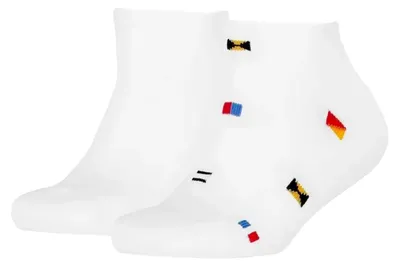 Image de Tommy Hilfiger - Chaussettes pour enfants (lot de 2) NA1011 (31,5 EU - 34 EU) (gris)
