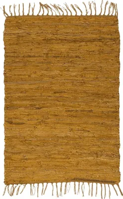 Immagine prodotto di Tappeto in pelle intrecciata cammello 60x90