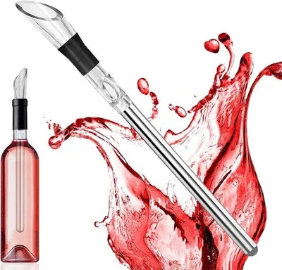 Produktbild von Famanu Weinflaschenkühler aus Edelstahl - Ideales Geschenk für Weinliebhaber