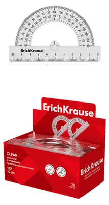 Produktbild von Winkelmesser 180° 10 cm Kunststoff 1 Stück transparent