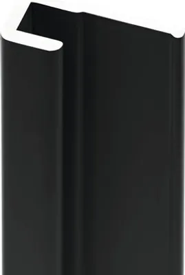 Produktbild von Decodesign Endprofil eckig 2550 mm schwarz