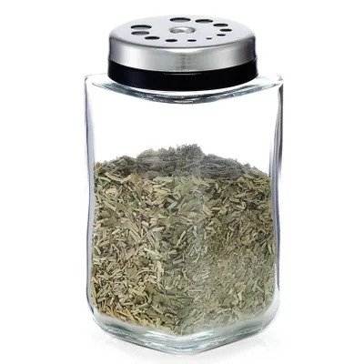 Obrázok produktu pre Sklenený dávkovač, nádoba na korenie, sklenená miska na soľ a korenie.