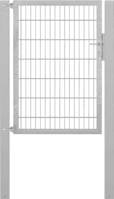Image de Alberts 649258 Porte individuelle Flexo avec accessoires, galvanisée à chaud, largeur 100 cm, hauteur 140 cm