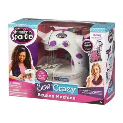 Produktbild von Cra-z-art Shimmer ´n Sparkle Sew Crazy Spielzeug-nähmaschine Mehrfarbig 8 Years Mehrfarbig 8 Years