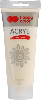 Zdjęcie produktu dla Happy Color Farba akrylowa Studio 200 ml ivory