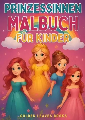 Produktbild von Prinzessinnen Malbuch für Kinder