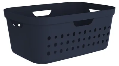 Produktbild von Rotho Jona Wäschekorb 39L, flexibel und widerstandsfähig, mit ergonomischen Griffen