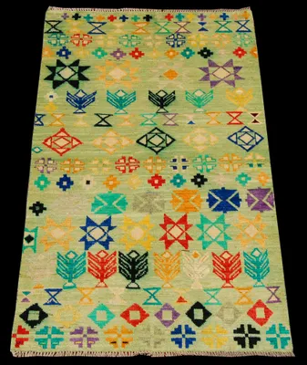 Obrázek produktu pro TAIMANY Původní koberec z čisté vlny / Moderní ruční koberec 182X115 CM