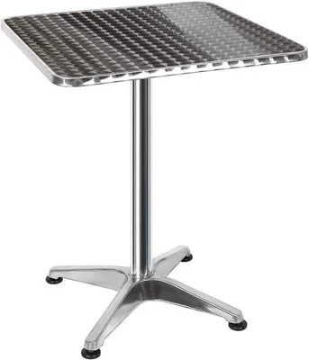 Produktbild von Famanu Bartisch Inklappbar - Ø 60 cm, Höhenverstellbar von 70 bis 110 cm