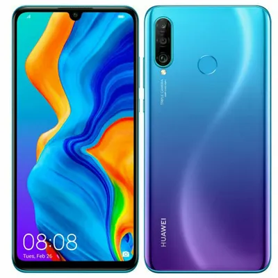 Produktbild von Huawei P30 Lite Dual Sim Smartphone MAR-LX1A 128GB Peacock Blue Neu in White Box