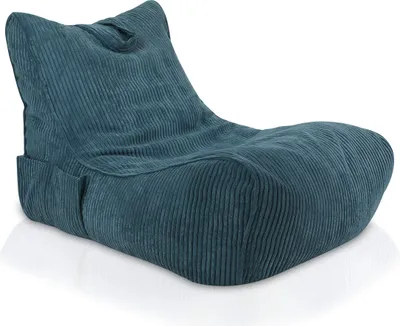 Obrázek produktu pro Ecopuf Fuzzy, Křeslo Chaise Longue, Sedací Vak sedací vak 60x80, Tyrkysová Sz75