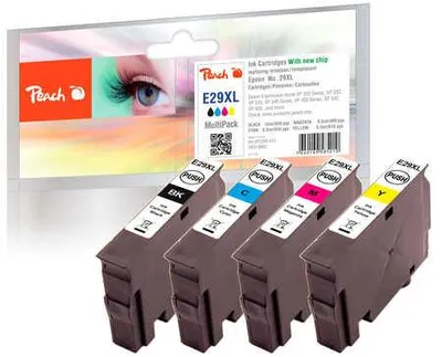 Obrázok produktu pre Peach 0F319663, Čierna, Azúrová, Purpurová, Žltá, 4 kusov, Viacnásobné balenie