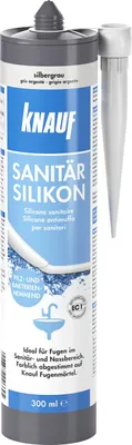 Produktbild von Knauf Sanitär-Silikon 300 ml silbergrau
