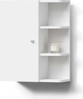 Image de Armoire murale de salle de bain Livinity Fucino Blanc 47.2x59.2cm, Model 52577