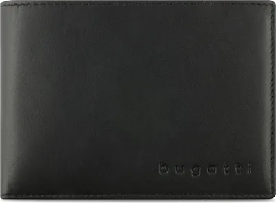 Produktbild von bugatti Super Slim' Scheintasche Querformat mit Klappe schwarz