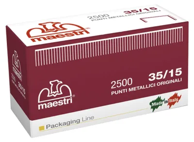 Imagen del producto de RO-MA 35/15: Paquete de grapas (2500 unidades)