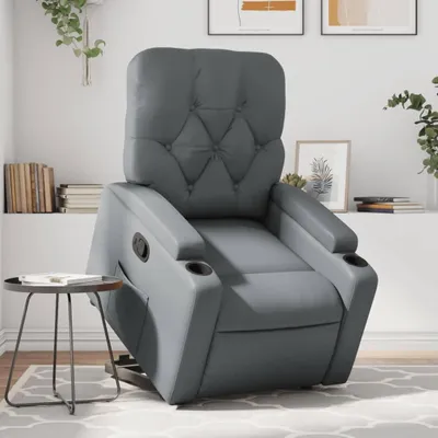 Immagine prodotto di Poltrona reclinabile - Poltrona elettrica con funzione di sollevamento - Poltrona regolabile - Poltrona relax - Funzione di sollevamento automatica