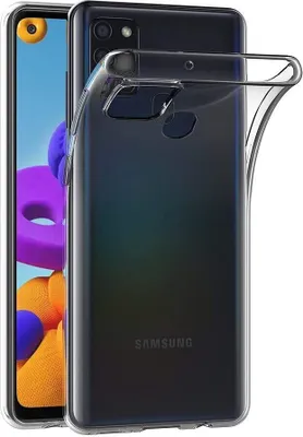 Produktbild von Galaxy A21s Hülle, Ultra Dünn Crystal Transparent Soft TPU Case Schutzhülle für Samsung Galaxy A21s