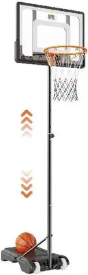 Produktbild von Verstellbarer Basketballkorb Outdoor höhenverstellbar