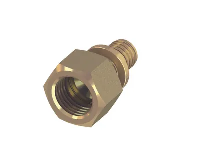 Productafbeelding van TECEflex overgangsstuk, koper, diameter 16 mm x 1/2 AG