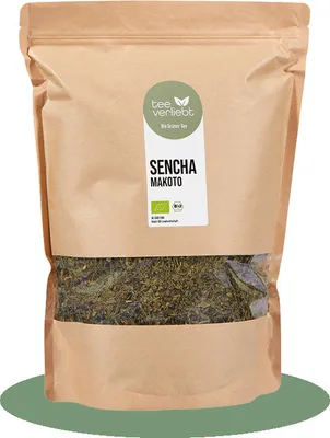 Produktbild von teeverliebt - Sencha Makotoloser Grüntee | 1kg