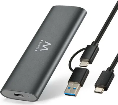 Obrázok produktu pre Ewent EW7061, Obal pre SSD, M.2, 10 Gbit/s, USB pripojenie, Tmavo šedá