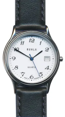 Produktbild von RUHLA UMR Uhrenmanufaktur Ruhla Damen Uhr flache Damenuhr mit Datum 29016