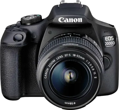 Zdjęcie produktu dla Canon EOS 2000D - Aparat cyfrowy - Lustrzanka - 24,1 MPix - APS-C - 1080p / 30 BpS