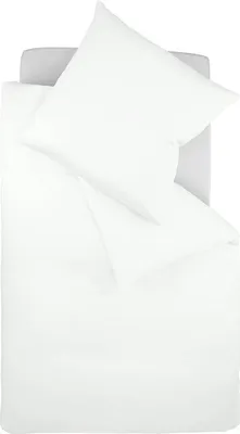 Produktbild von Fleuresse Interlock-Jersey-Bettwäsche colours weiß 1000 155 cm x 200 cm