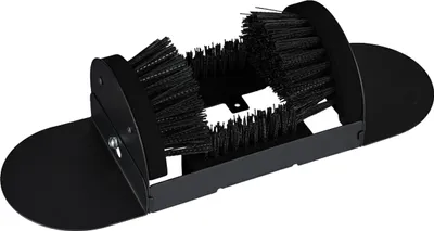 Image de Paillasson Relaxdays avec brosses sur tout le pourtour, paillasson d'extérieur, poils résistants, fixation au sol, noir